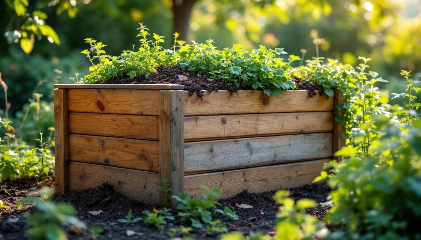 Créer un compost domestique pour un jardin écologique