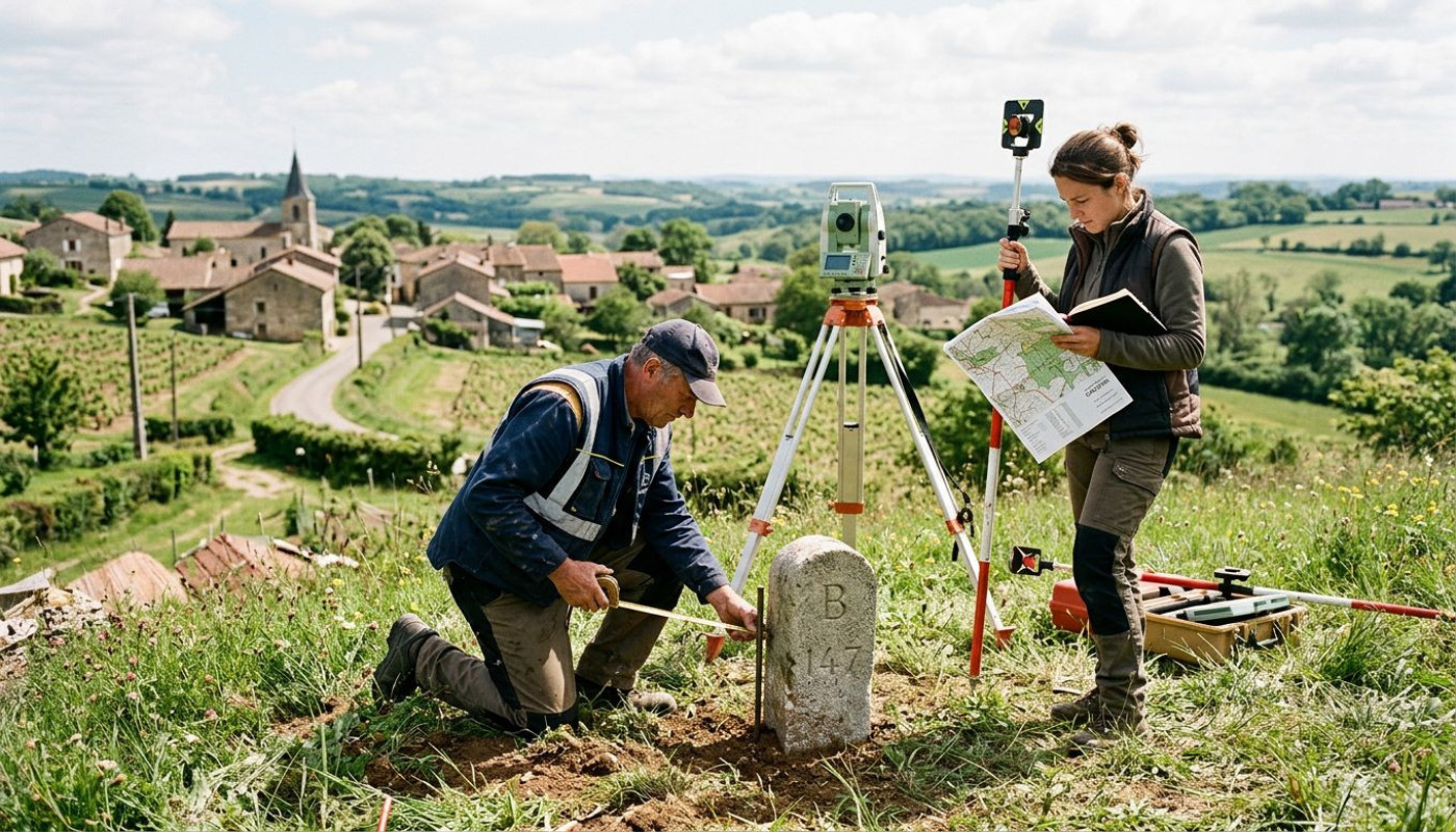 Du cadastre à la rue : l’art oublié du bornage précis